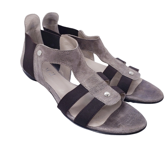 Attilio Giusti Leombruni Shoes - Attilio Giustu Leombruni AGL Brown Leather Gladiator Sandals Women's Size 39